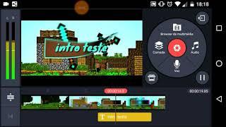 Como fazer intro com kinemaster /download na descrição (Replay Gamer)