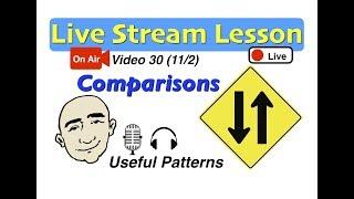 Mark Kulek Live Stream - Comparing Things | 30 | English for Communication - ESL