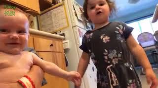 Funny babies laughing compilation 2018