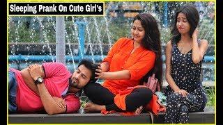 Sleeping Prank On Cute Girl's - Epic Reactions| Pranks In India| By TCI