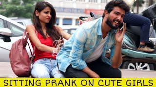 Sitting Prank On Cute Girls | Prank Star