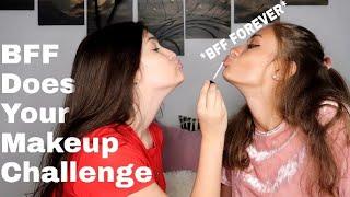BFF DOES YOUR MAKEUP CHALLENGE ft. Anisoara