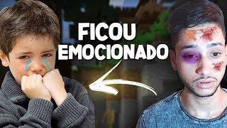 FINGI ESTAR APANHANDO DA MINHA MÃE E ELE SE EMOCIONOU - Minecraft