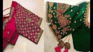 Very Beautiful Embroidery Work Blouse Designs Wedding Season Collection | Aari Work | Maggam Work
