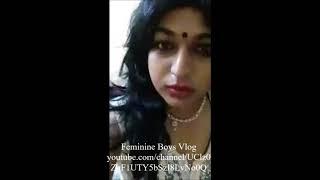 Indian Beautiful Crossdressers Wearing Saree 4 | Boy To Girl Transformation | Feminine Boys Vlog
