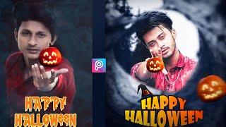 JB - Happy Halloween - New Instagram Viral Topic Photo Editing in PicsArt - Creative Photo Editing