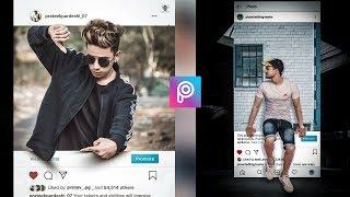 PicsArt 3D Instagram Viral Photo Editing Tutorial Step By Step In Hindi In Picsart 2019