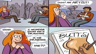 Girl And Boy Life Problems Illustrated  Funny Comics | #Comics-Life-TV