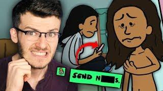 she sent pictures to a boy... and made a mistake... (Reacting To True Story Animations)
