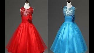 Good Looking Frock Collection With Cute Kids || Fashionable Children's Gown Dress Festival Offer