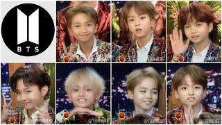Baby BTS introduce themselves on Jimmy Fallon