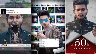 JB - Google Boy Gopal Pathak - Instagram Viral - Trending HD Photo Editing Tutorial in Picsart 2019