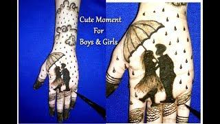 Cute Moment of Boy & Girl Mehndi Tattoo | mehndi tattoo for hand | mehndi designs