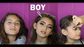 Make Up On Brother | pretty boy to girl