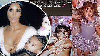 Kim Kardashian looks just like baby girl Chicago in throwback photos from the star's childhood