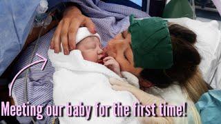 THE BIRTH OF OUR BABY GIRL! Our c-section experience!