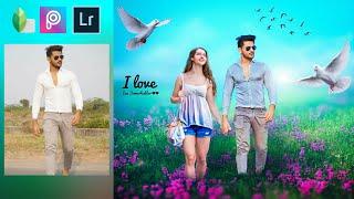 PicsArt Lover Boy Editing Tutorial | Photo Editing with Girl in PicsArt | Romantic Photo Editing