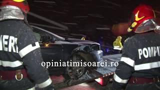 Accident cu mai multe masini la Timisoara