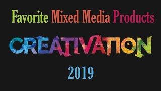 My 10 Favorite Mixed Media Products from Creativation 2019