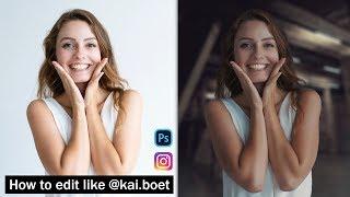 How to Edit Portraits Like @kai.boet in Photoshop | How to Edit Girl Photos Like Kai.Bottcher