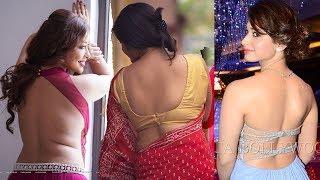 Backless Indian women Dress photo Collection. Backless compilation.
