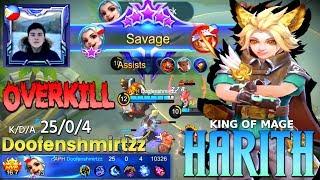 New Hero Harith SAVAGE | Harith Perfect Gameplay | Top Global Harith | New Hero Harith Mobile Legend