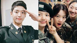Fans Love How Innocent BLACKPINK`s Lisa and PENTAGON`s Hongseok Look Like with No Makeup in the Army