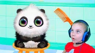 Play Fun Panda Babysitting Games for Girls and Boys - Panda Lu & Friends - Crazy Playground Fun