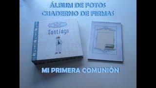 Álbum de fotos niño Mi Primera Comunión Modelo 4 SANTIAGO