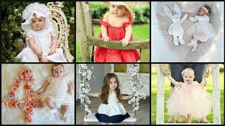 Baby girl photoshoot ideas / Baby girl photoshoot / photo poses for baby girl - Fashion Friendly