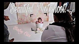 BABY'S FIRST PHOTOSHOOT! | ADORABLE Baby Girl 1st Photos