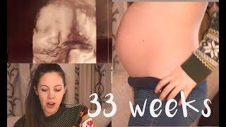 33 WEEKS PREGNANT UPDATE - BUMP Update, 3D Pics, Weight etc...