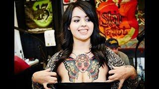 Beautiful Body Art Sexy Girls In SF Bay Area Tattoo Convention. Video Not Just Photos