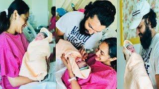 Anchor Lasya Manjunath Blessed With Baby Boy |Anchor Lasya Manjunath with Their Cute Son Latest Pics