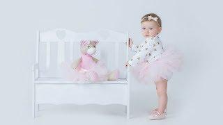 1st Birthday Photoshoot  Studio Portrait Photo session for Adorable Baby Girl