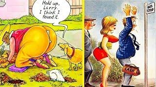 New Most Funny Cartoon Photos Of All Time |  Adult Comics illustrations
