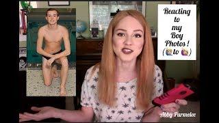 Reacting to My Boy Photos! (MTF Transgender)